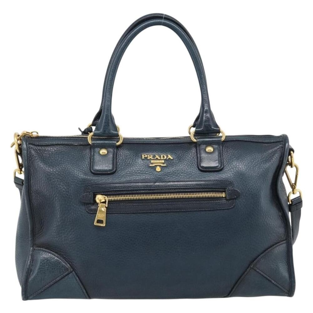 Prada Saffiano Galleria Handbag Blue